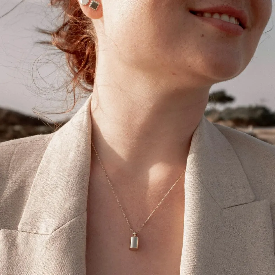 Pendentif personnalisable plaqué or jaune|Mon Petit Poids