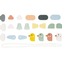 Perles à enfiler Oiseaux Sweet Cocoon (21 pièces)|Janod Hot