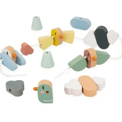 Perles à enfiler Oiseaux Sweet Cocoon (21 pièces)|Janod Hot