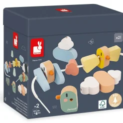 Perles à enfiler Oiseaux Sweet Cocoon (21 pièces)|Janod Hot