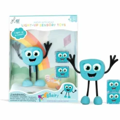 Outlet Glo Pals Personnage Blair bleu et 2 cubes lumineux