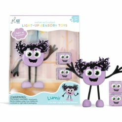 Personnage Lila violet et 2 cubes lumineux|Glo Pals New