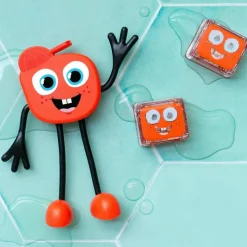 Sale Glo Pals Personnage Sammy rouge et 2 cubes lumineux