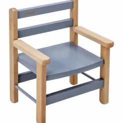 Petit fauteuil avec accoudoirs Juliette Hybride Bleu gris|Combelle Online