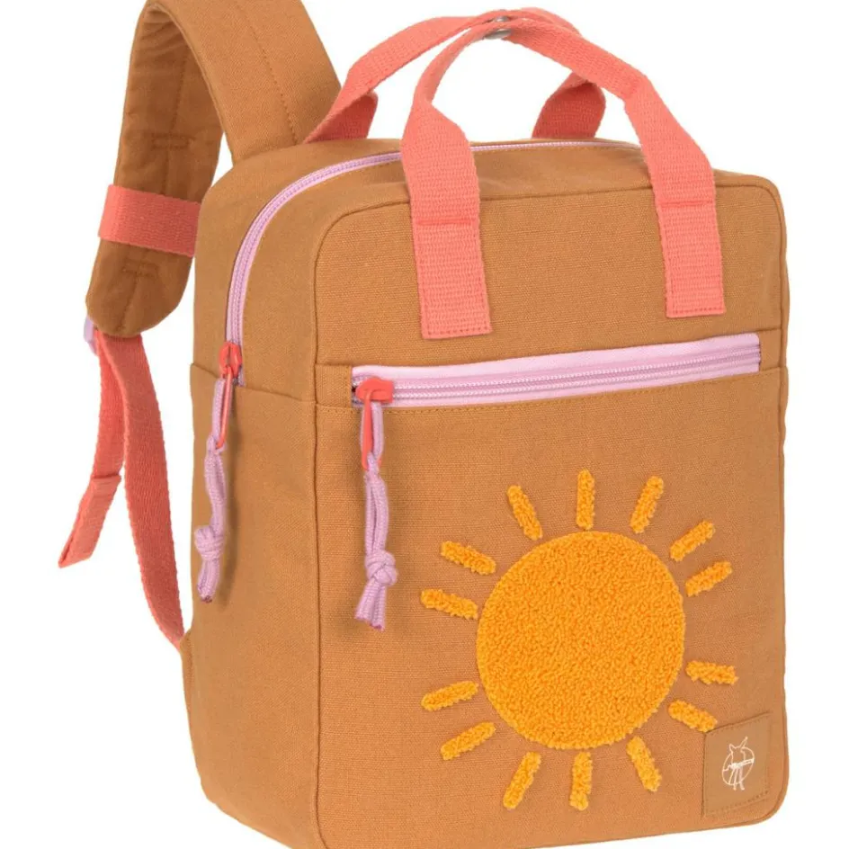 Petit sac à dos carré Little One & Me caramel|Lässig Hot