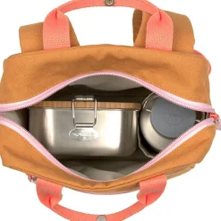 Petit sac à dos carré Little One & Me caramel|Lässig Hot