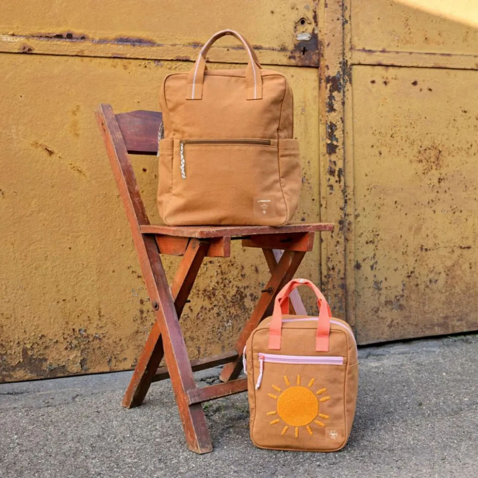 Petit sac à dos carré Little One & Me caramel|Lässig Hot