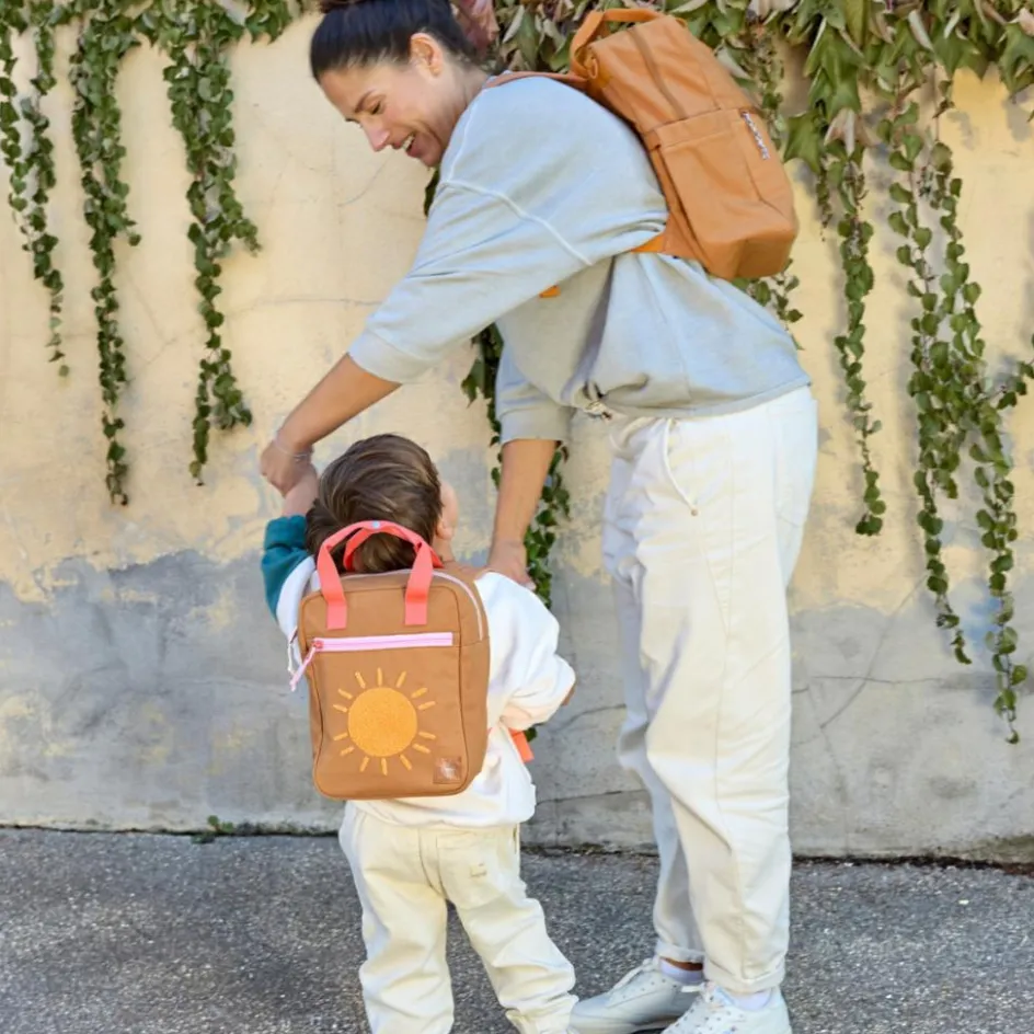Petit sac à dos carré Little One & Me caramel|Lässig Hot