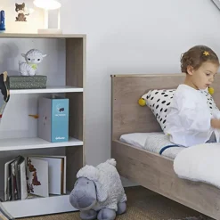 Petite bibliothèque mobile Chêne blond Marcel|Galipette Hot