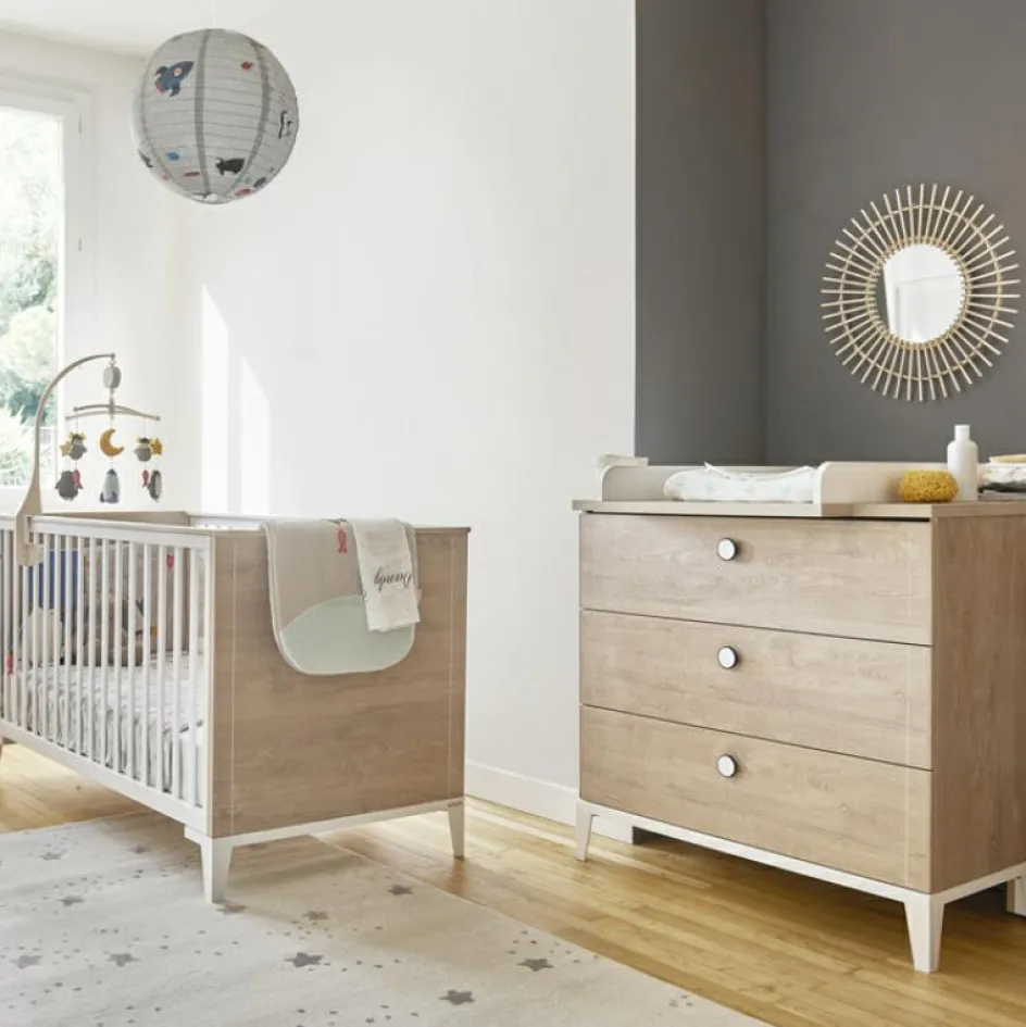 Petite bibliothèque mobile Chêne blond Marcel|Galipette Hot