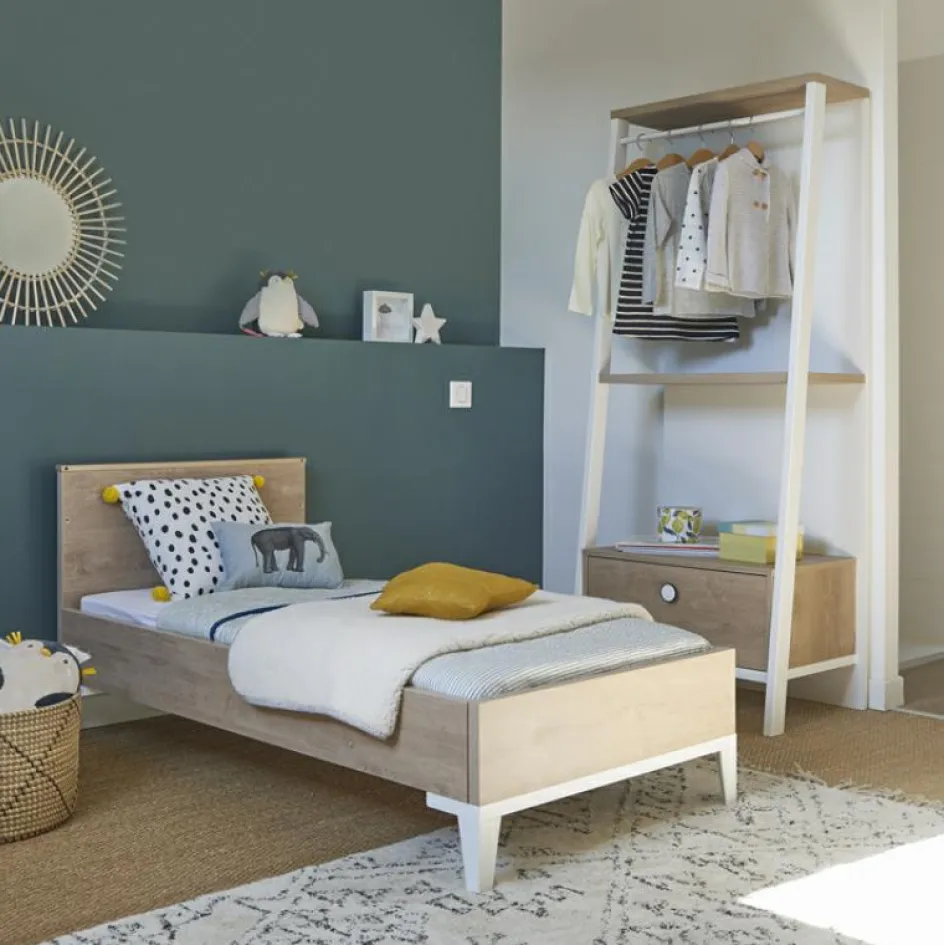 Petite bibliothèque mobile Chêne blond Marcel|Galipette Hot