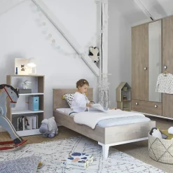 Petite bibliothèque mobile Chêne blond Marcel|Galipette Hot