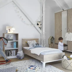 Petite bibliothèque mobile Chêne blond Marcel|Galipette Hot