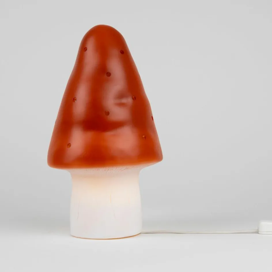 Egmont Toys Petite lampe veilleuse champignon Brique Rouge