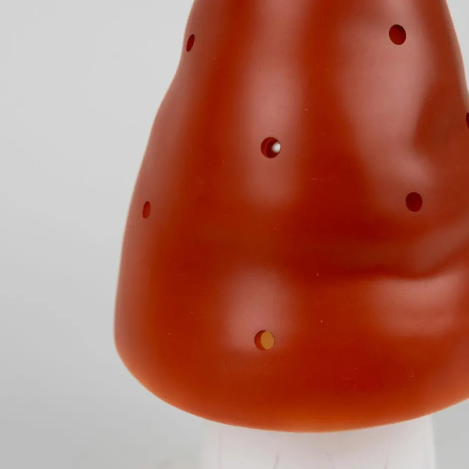 Egmont Toys Petite lampe veilleuse champignon Brique Rouge