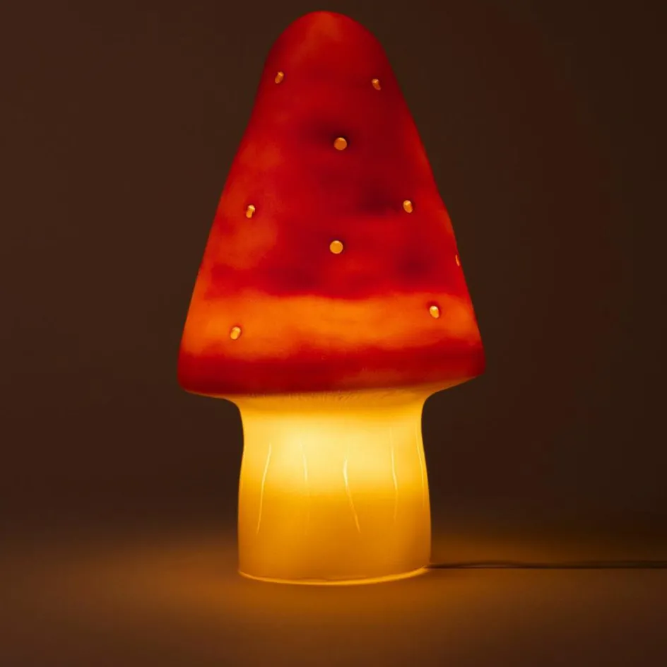 Egmont Toys Petite lampe veilleuse champignon Brique Rouge