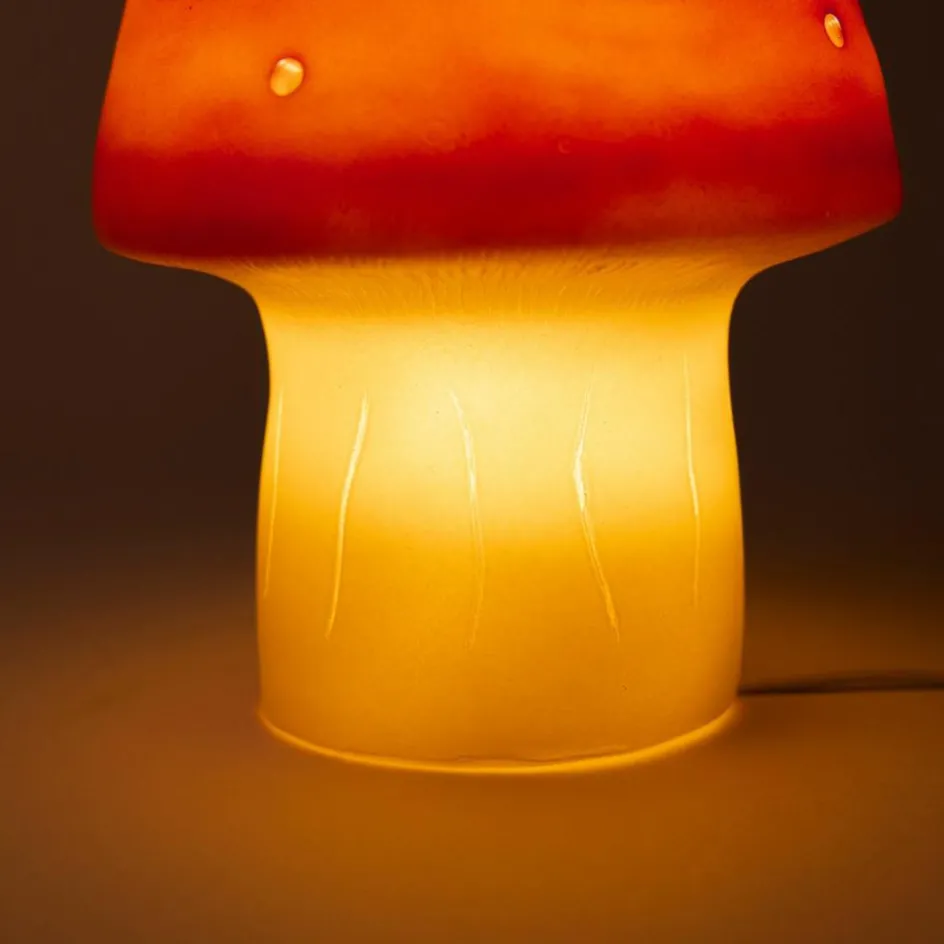 Egmont Toys Petite lampe veilleuse champignon Brique Rouge
