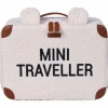 Petite valise Mini traveller Teddy écru|Childhome