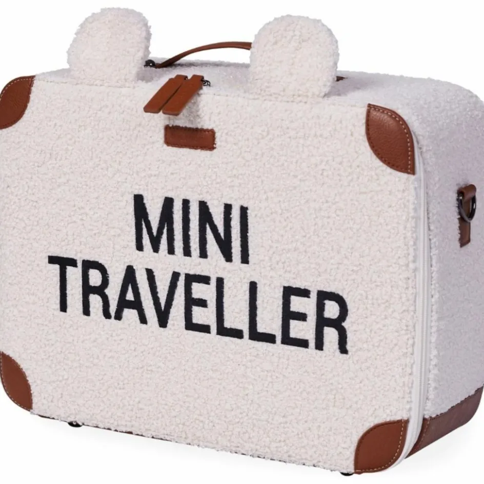 Petite valise Mini traveller Teddy écru|Childhome