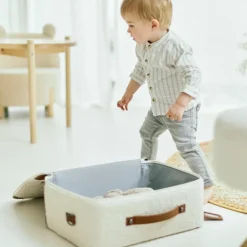 Petite valise Mini traveller Teddy écru|Childhome