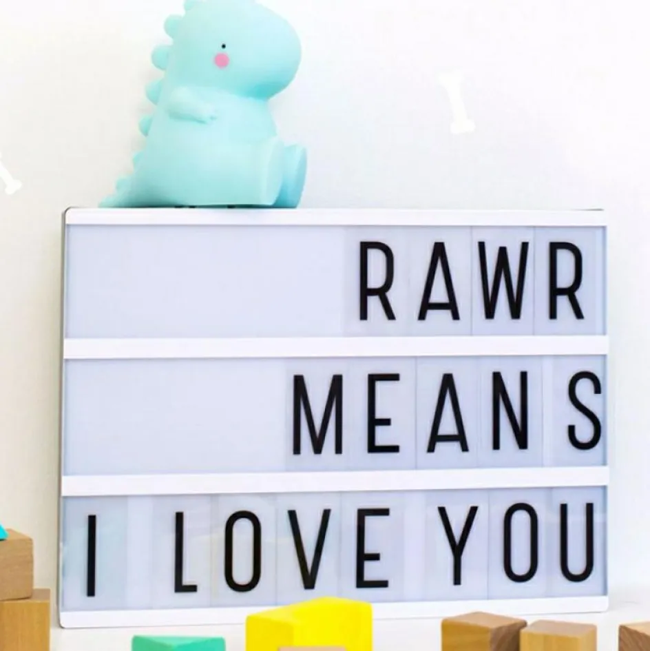 Petite veilleuse dinosaure bleu (12 cm)|A Little Lovely Company Outlet