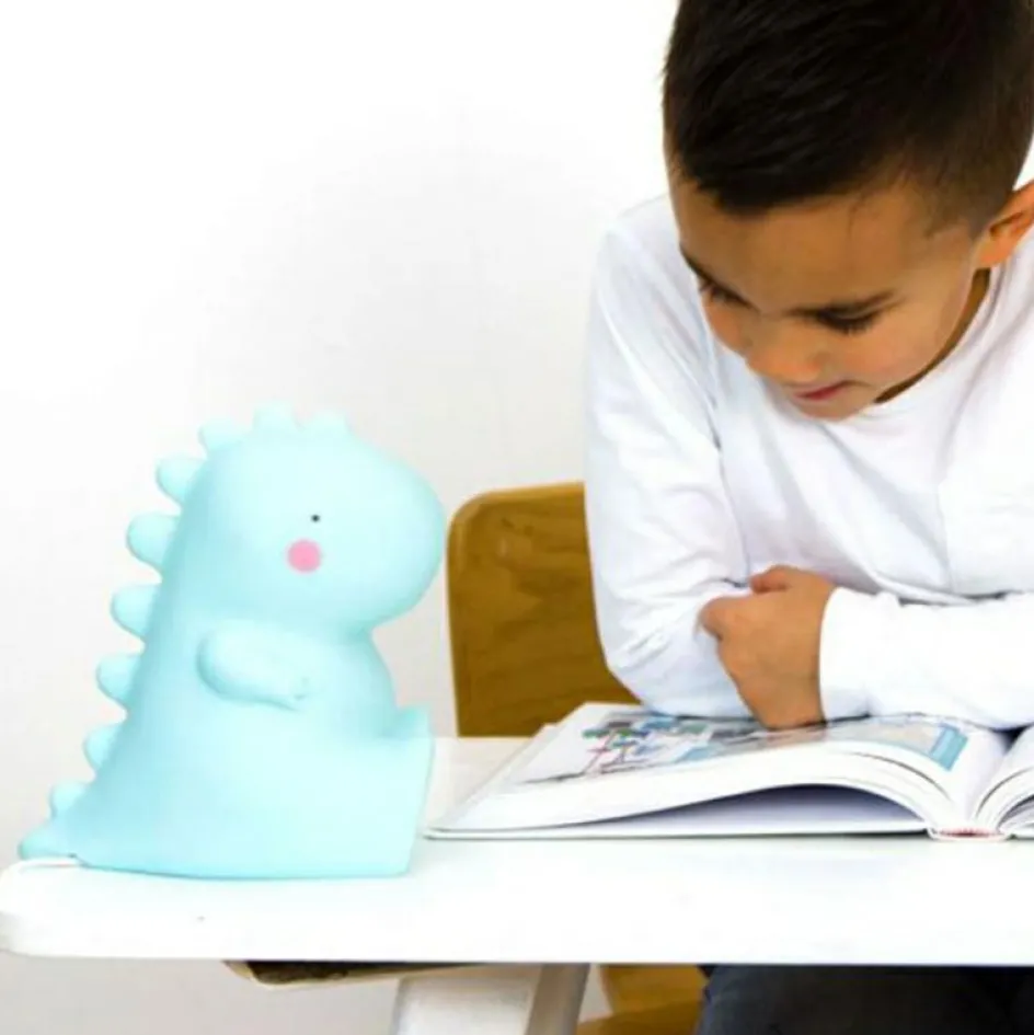 Petite veilleuse dinosaure bleu (12 cm)|A Little Lovely Company Outlet