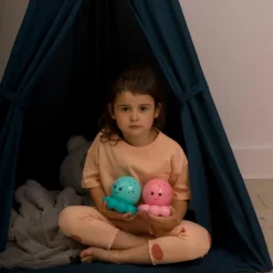 Petite veilleuse nomade bébé poulpe bleu|Cloud B Best