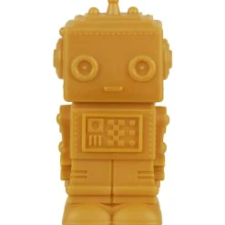 Petite veilleuse Robot jaune doré (13 cm)|A Little Lovely Company Sale