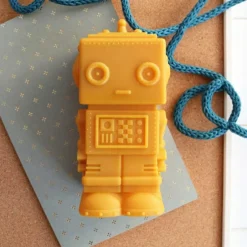 Petite veilleuse Robot jaune doré (13 cm)|A Little Lovely Company Sale