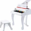 Hot Hape Piano à queue électronique Deluxe blanc