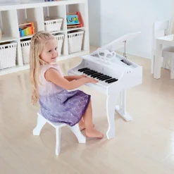 Hot Hape Piano à queue électronique Deluxe blanc