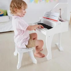 Hot Hape Piano à queue électronique Deluxe blanc