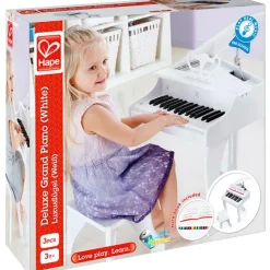 Hot Hape Piano à queue électronique Deluxe blanc