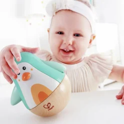Pingouin culbuto Turquoise|Hape