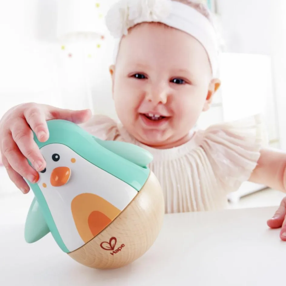Pingouin culbuto Turquoise|Hape