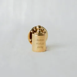 Pins personnalisable (plaqué or jaune)|Mon Petit Poids Best