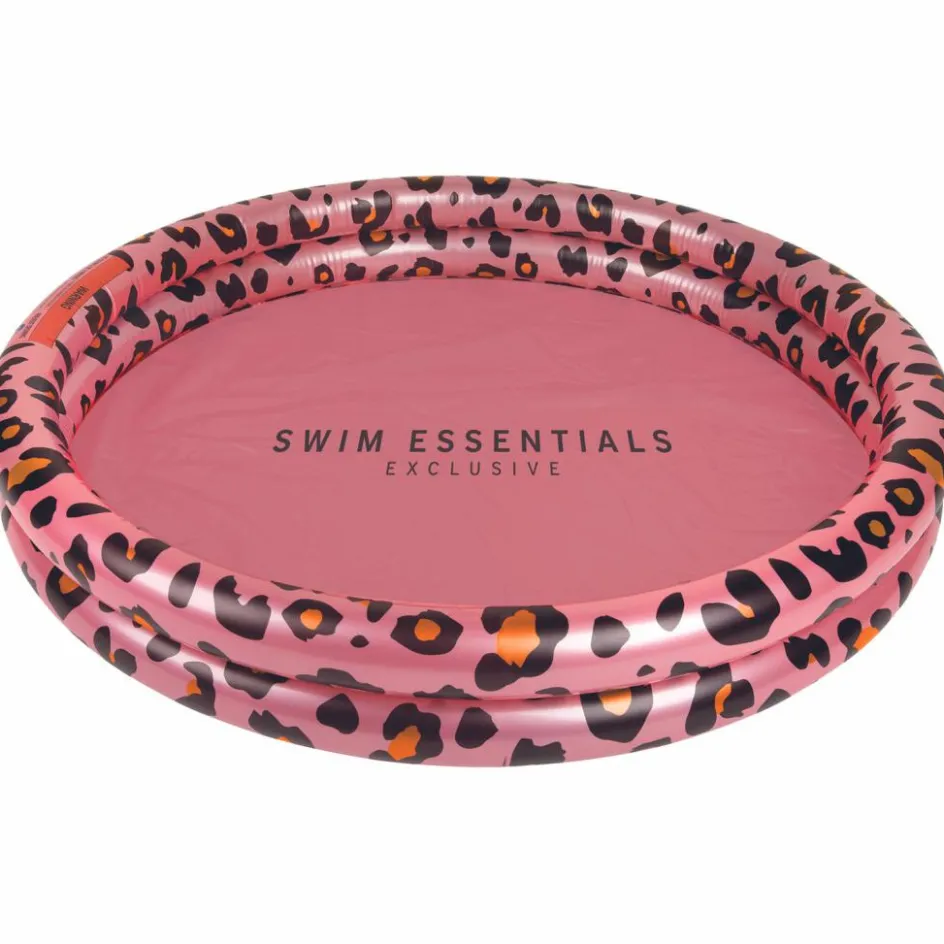 New Swim Essentials Piscine enfant Léopard rose et doré (100 cm)