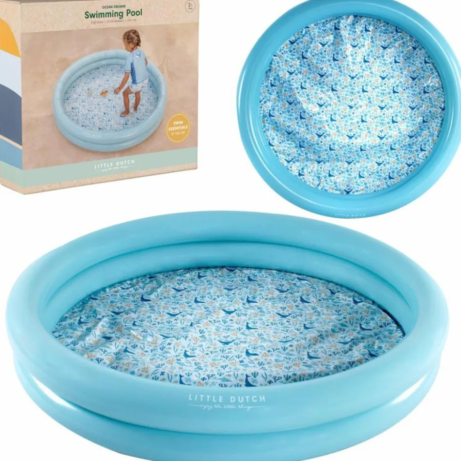 Online Little Dutch Piscine gonflable Ocean Dreams Blue (150 cm) - Reconditionné