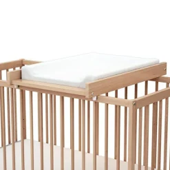 Discount AT4 Plan à langer amovible en bois de hêtre verni Essentiel