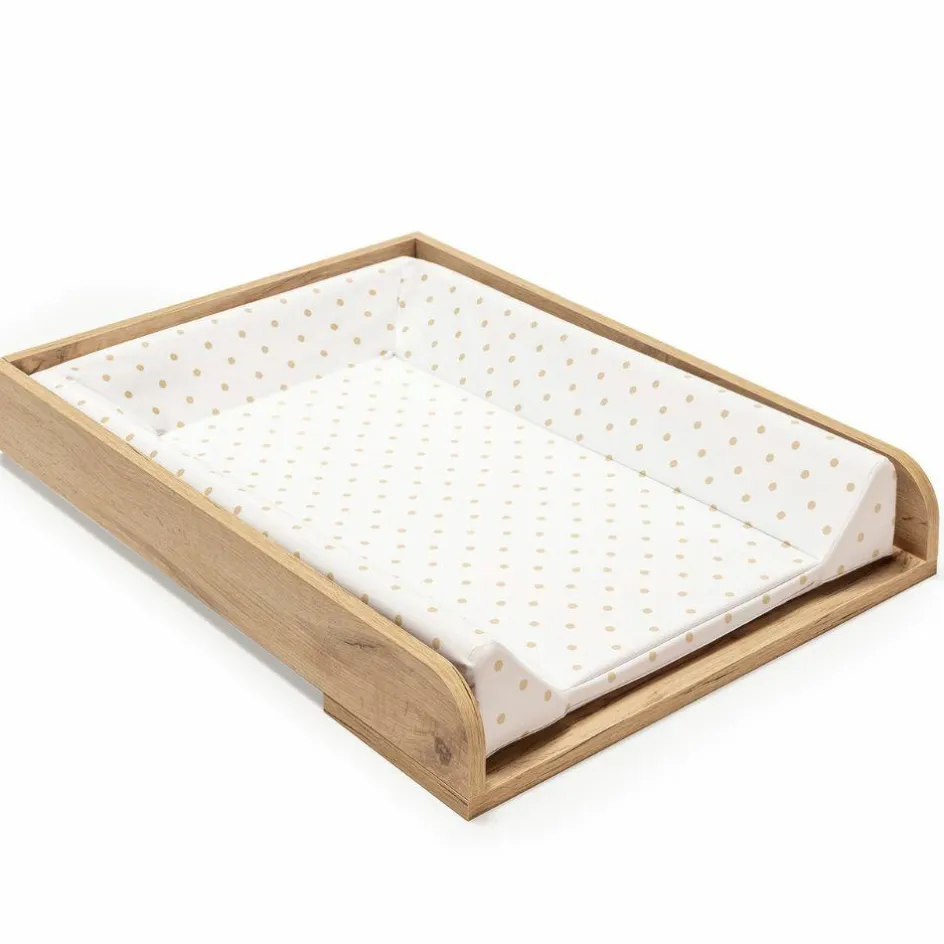 Plan à langer pour commode matelas pois beige|Micuna Best