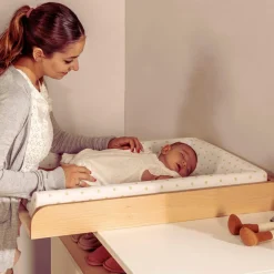 Plan à langer pour commode matelas pois beige|Micuna Best