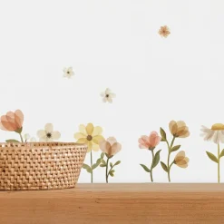 New Lilipinso Planche de stickers A3 fleurs Vintage Flowers