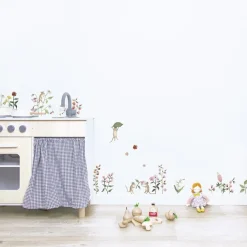 Planche de stickers A3 fleurs Queyran|Lilipinso Sale