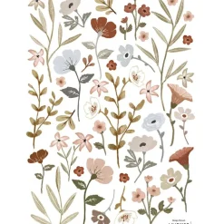 Hot Lilipinso Planche de stickers A3 fleurs Small Refined Flowers