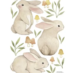 Best Lilipinso Planche de stickers A3 Les lièvres