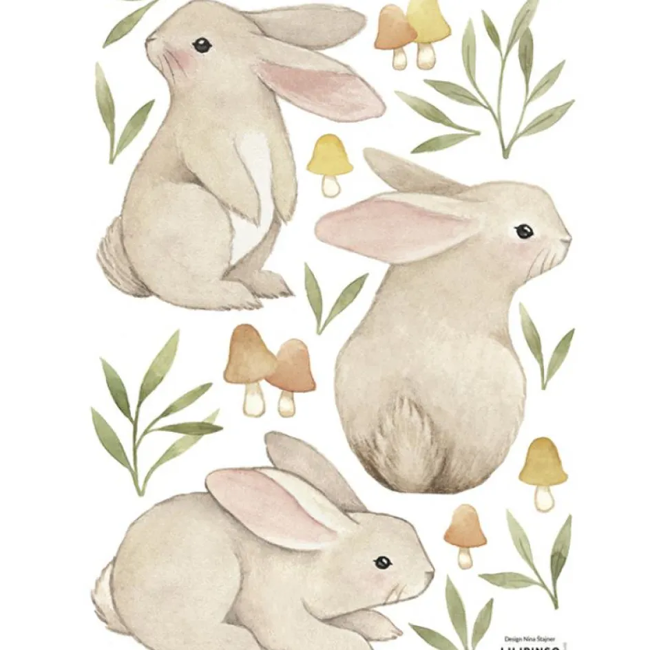Best Lilipinso Planche de stickers A3 Les lièvres