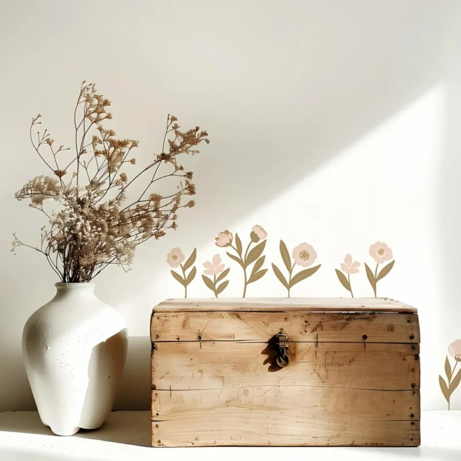 Best Lilipinso Planche de stickers A3 Les fleurs