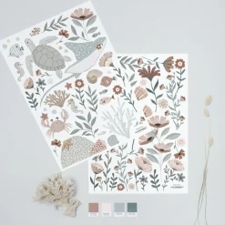 Best Lilipinso Planche de stickers A3 Ocean flowers