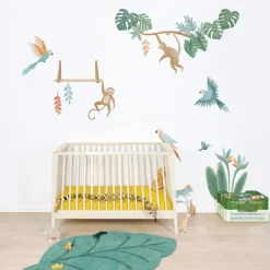 New Lilipinso Planche de stickers Décor M Les perroquets