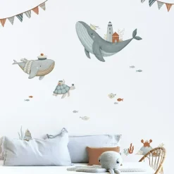 New Lilipinso Planche de stickers Décor L Fonds marins